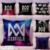 MMarcus and MMartinus Cushion Cover Natural Linen Organic Fabric DoubleSided Printing Couch Pillow Covers Home Decor