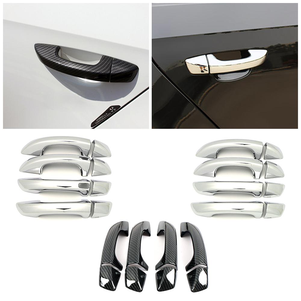 

Для Volkswagen VW Golf MK6 2008-2013 Sharan MK2 7N 2010-углеродное волокно, ремонт, хромированная крышка дверной ручки, защита накладки