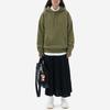 Maison Kitsune SS22 Printed Pattern Hoodie Unisex Hoodies Olive-Green IU00334KM0020-P396