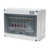 Easy To Install IP65 Protective Cover Garage Shed Camper Van Caravan Consumer Unit Fuse Box with RCD and 4 X MCB
