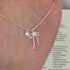Women's Daily Free Chain Pink Heart Necklace