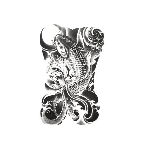 Tattoo-Aufkleber Blume Arm Halber Arm Wasserübertragung Wasserdichter Tattoo-Aufkleber Glückverheißende Bedeutung Chinesischer Stil Tattoo
