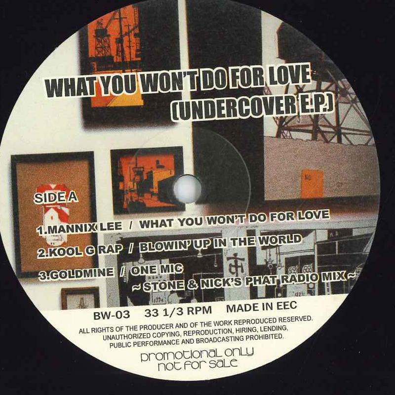 

12-дюймовая пластинка VARIOUS - Что ты не сделаешь ради любви (Underco BW03 НЕТ Неизвестный Соул/Фанк Б/У