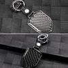 Carbon Fiber Matel Car Logo Keychain Keyring Key Chain Accessories for Ferrari Roma 488 SF90 Stradale Spider Portofino LaFerrari