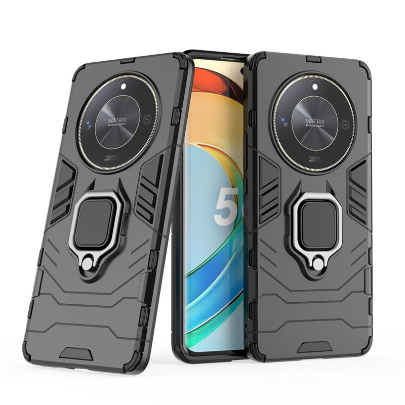 For Honor X9b Cover Case Huawei Honor X9b Capa Shockproof Armor Phone Back Bumper Ring Magnetic Holder Case For Honor X9b Fundas