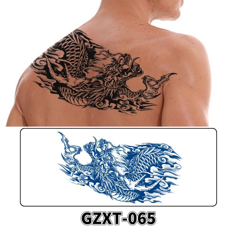 Waterproof Herbal Semi-Permanent Flower & Wings Sleeve Tattoo Sticker