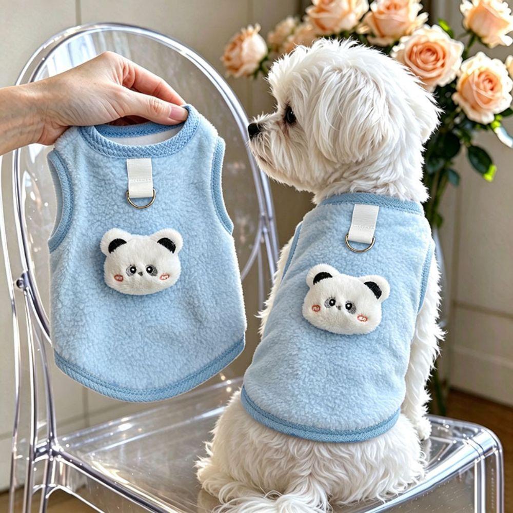 Warm Plush Cat Clothes Soft Small Dog Sweate Cute Pet Clothes Small Pet