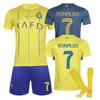 2324 Dres fotbalového klubu Rijád Victory č.. 7 C Ronaldo 10 Mane Dospělý Dětský Set