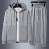 Men Sport Suits Casual Outdoor Zipper Jackets and Sweatpants Jogging Set Male Hoodie Tracksuit Running Mens Clothes