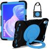 Rotatable Stand Armor Case for iPad A16 2025 11th 10.9 2022 10th Gen. Hybrid Cover With Handle Grip Shoulder Strap PC Silicone