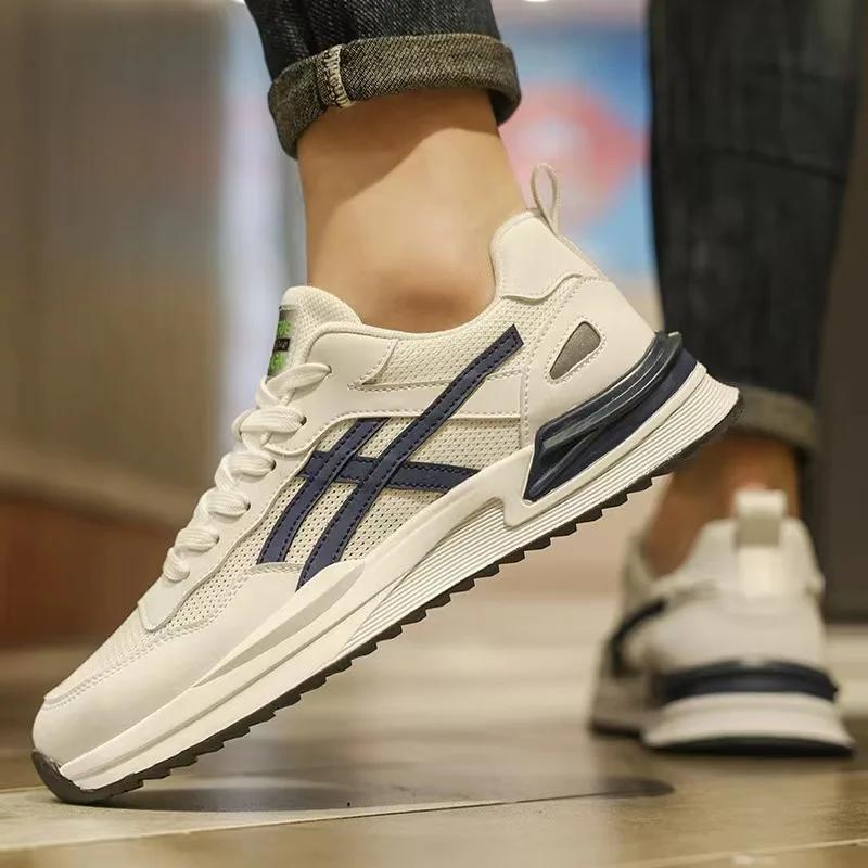 Men Shoes Sneakers Fashion Breathable Casual Shoe Lace-Up Skateboard Sports Running Shoes for Men Tennis Shoe Zapatillas Deporte