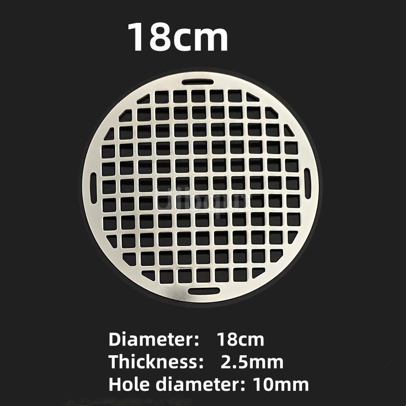 15 to 60cm smooth Barbecue Round Cooling Baking Rack 304 Stainless Steel Wire Oven Grill  Sheet Circular BBQ Net Baking Grill