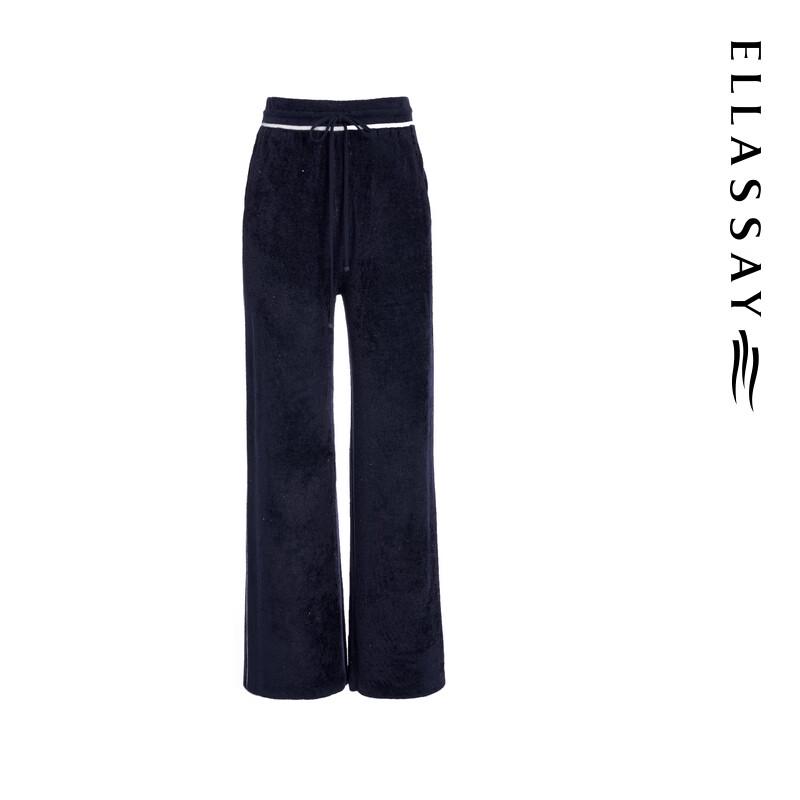 ELLASSAY 2025 Autumn Chenille Sequin Casual Pants