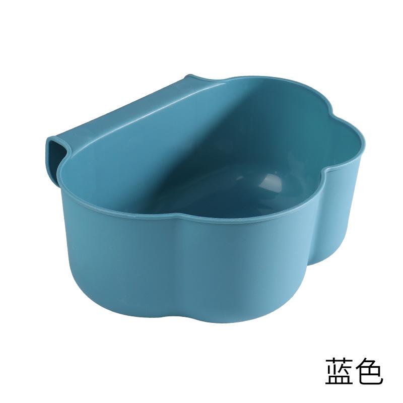 

Cloud Shaped Hanging Trash Bin Kitchen Cabinet Door Mount Waste Basket Creative Home Desktop Storage Organizer 23*18*9cm синий