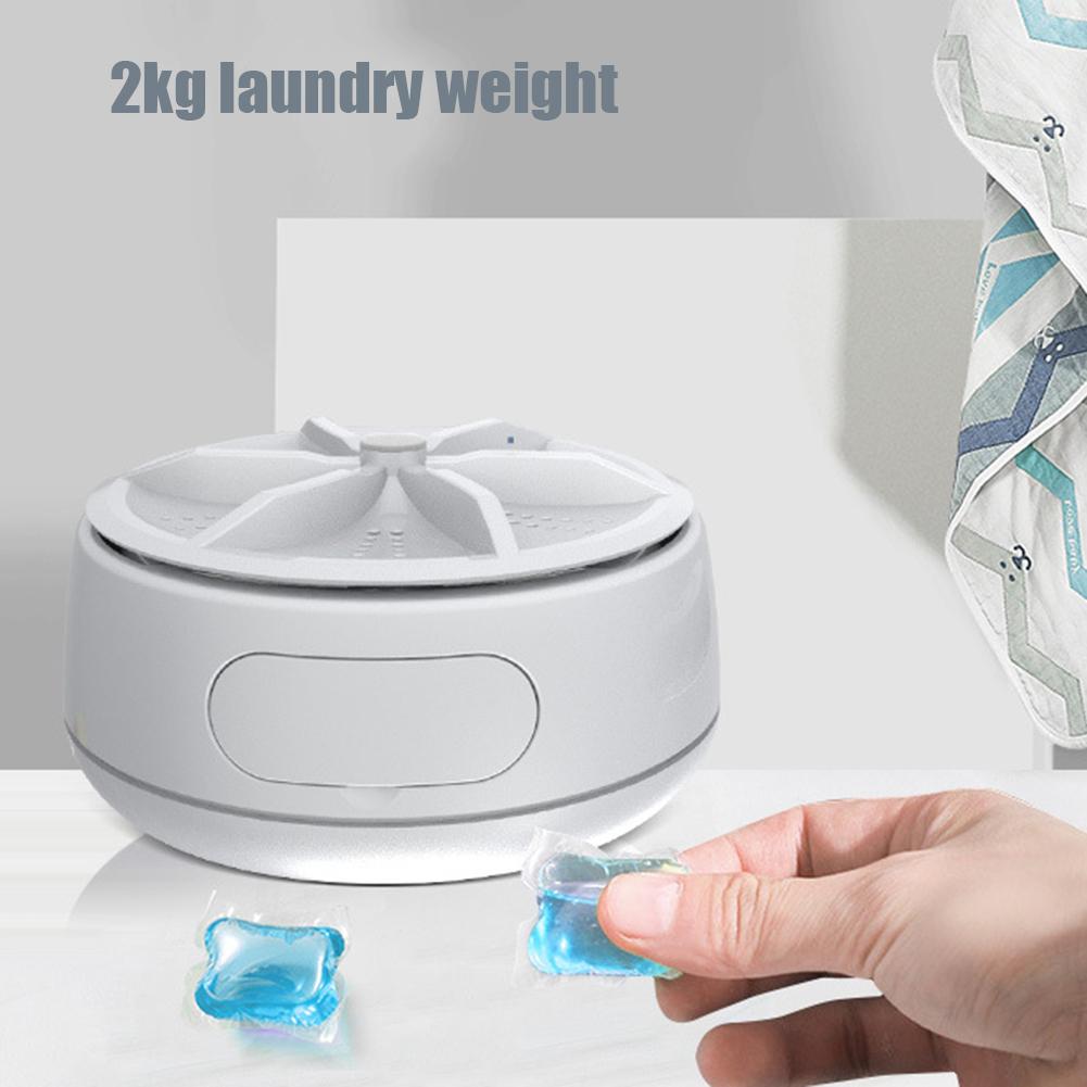 Washing Machine Intelligent Timing Ultrasonic Washing Machine Cyclic Cleaning Low Noise Design for Intimate Clothes Socks Towels