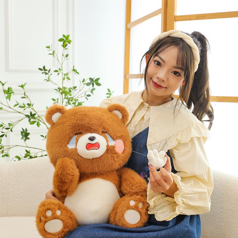 Cartoon Crying Bear Plush Toy Doll Doll Child Comfort Pillow Home Decoration Aggrieved Bear