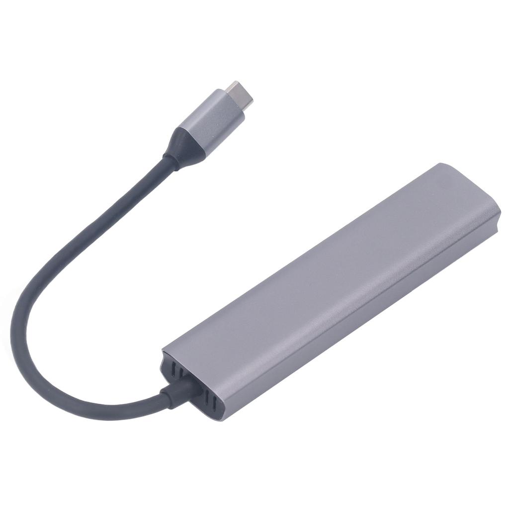 5 v 1 Typ C Hub Adaptér USB a 4K HD Multimediálne Rozhranie Rozbočovač Prenosný Rozširovač Kompatibilný s Displejom Notebooku