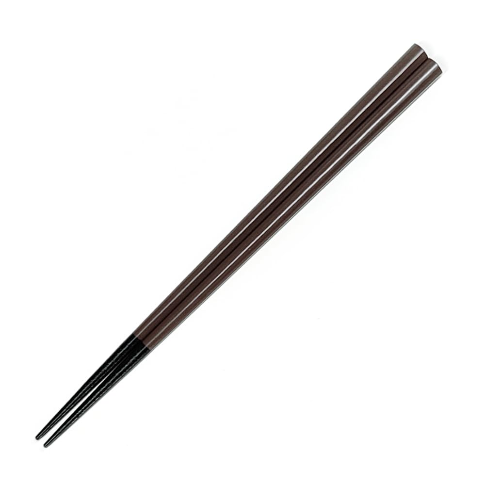 in our own factory in Fukui Basic Edge Chopsticks Enjoy the warmth of wood from the Easy to Octagonal Wakasa 5 colors Gentle on the Made in Pale Muted