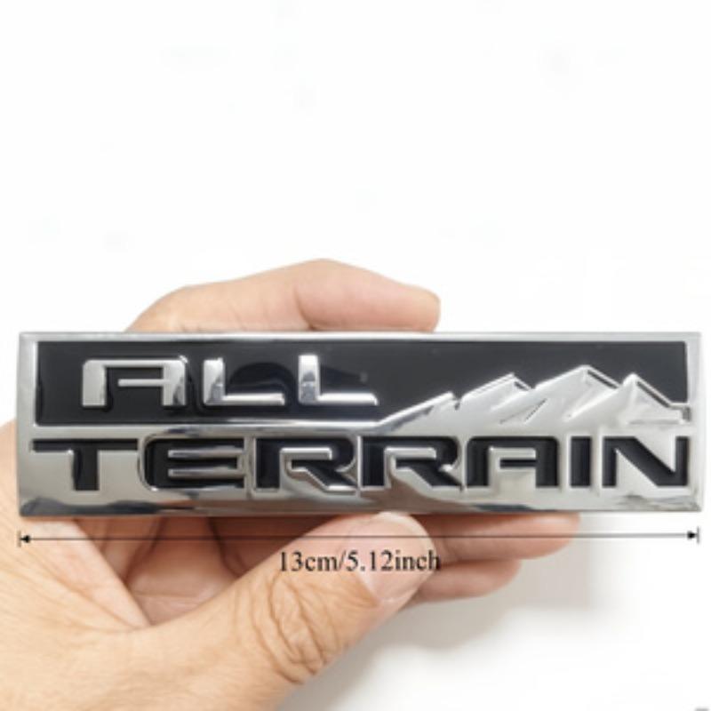 ALL TERRAIN Modifizierte Autoaufkleber Metallembleme für Off-Road Pickups