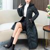 Elegant Woman Winter Long Coats Hooded Casual Thick Warm Parkas Women's Jackets