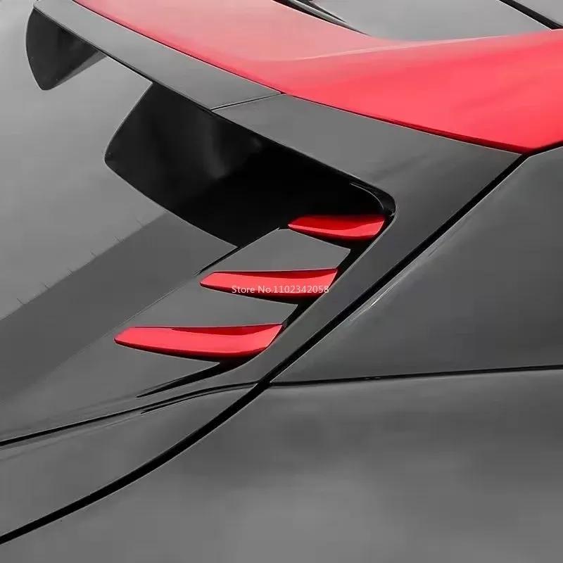 For Changan UNIT UNI-T -2024 Red Look Car External Accessories Rearview Mirrior Door Handle Front Foglight Lamp Cover Trim