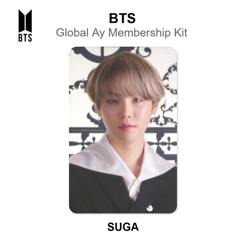 BTS Global Ay Membership Kit Official Photocard