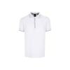 SS21 Logo Letter Print Short Sleeve Polo Shirt Men Tops White 8NZF71-ZJH2Z-1100