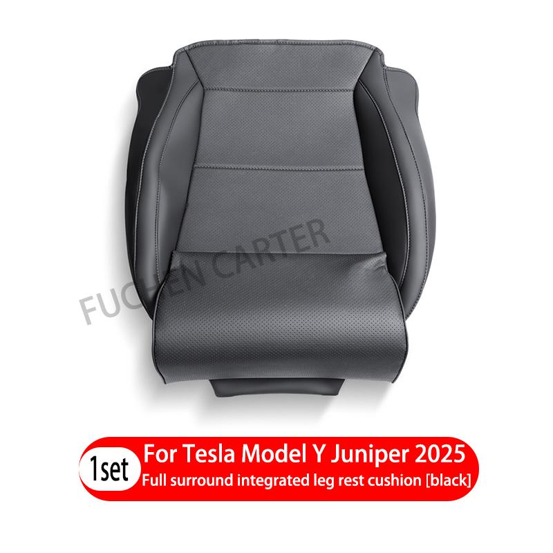 

For Tesla New Model Y Juniper 2025 Leg Support Extension Seat Cover Memory Foam Extender Cushion Car Interior Accessories Artificial leather