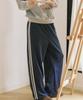 OURHOPE Lace Label Track Pants - Navy