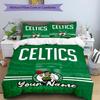3-teiliges personalisiertes Boston Celtics Bettwäsche-Set mit individuellem Namen. Verschluss der Bettdecke. Enthält 1 Bettbezug & 2 Kissenbezüge. Weich und bequem für alle Jahreszeiten.
