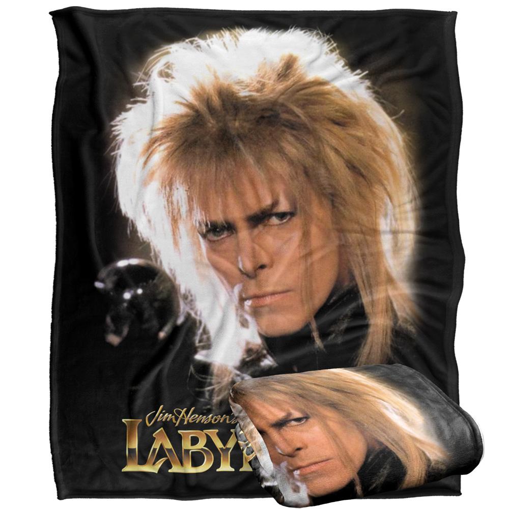 Labyrinth Crystal Ball Silky Jareth The Goblin King Supersoft Blanket
