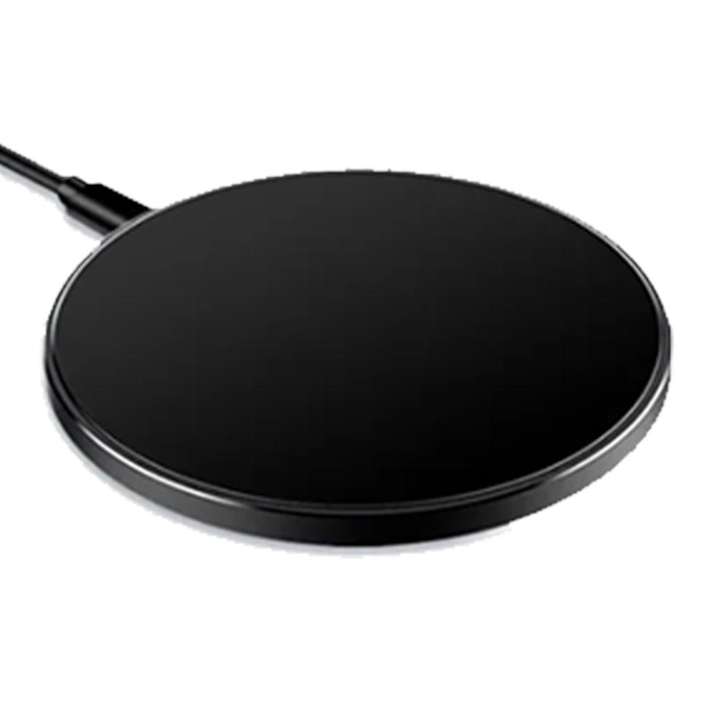 Wireless Charger 10W Fast Wireless Charging Pad Qi Certified Aluminum Alloy Round Wireless Phone