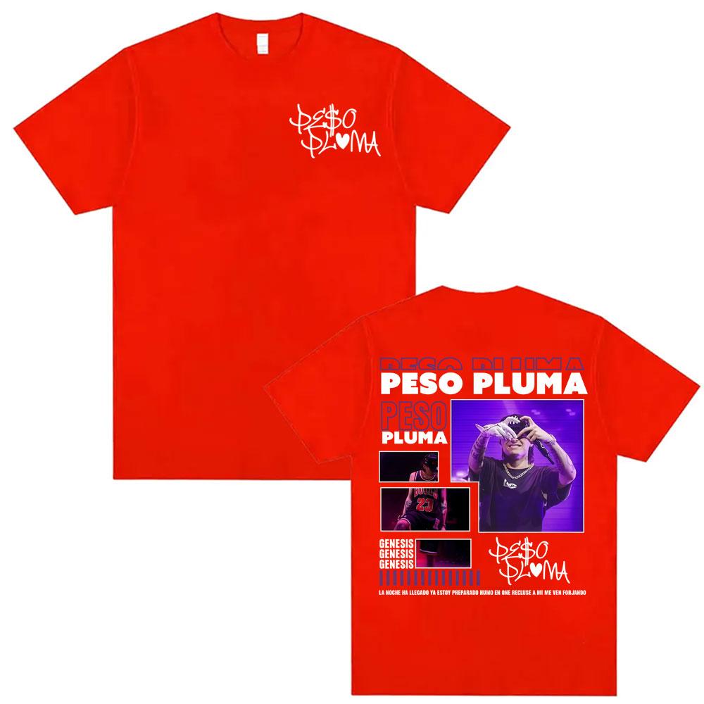 Singer Peso Pluma Album Tour 2025 Merch T Shirts Unisex Fashion Hip Hop 90s Vintage T Shirt Unisex 100 Cotton High Quality Tshirt