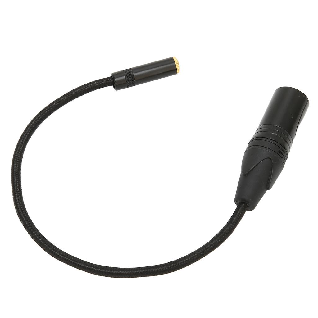 XLR Male to 3.5mm Female Calbe 0.3m 0.98ft XLR Connector Converter for Amplifiers Mixers