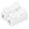 200PCS 2 Port Press Terminal Connectors 10A Quick Connector Cable Clamp  For Automotive