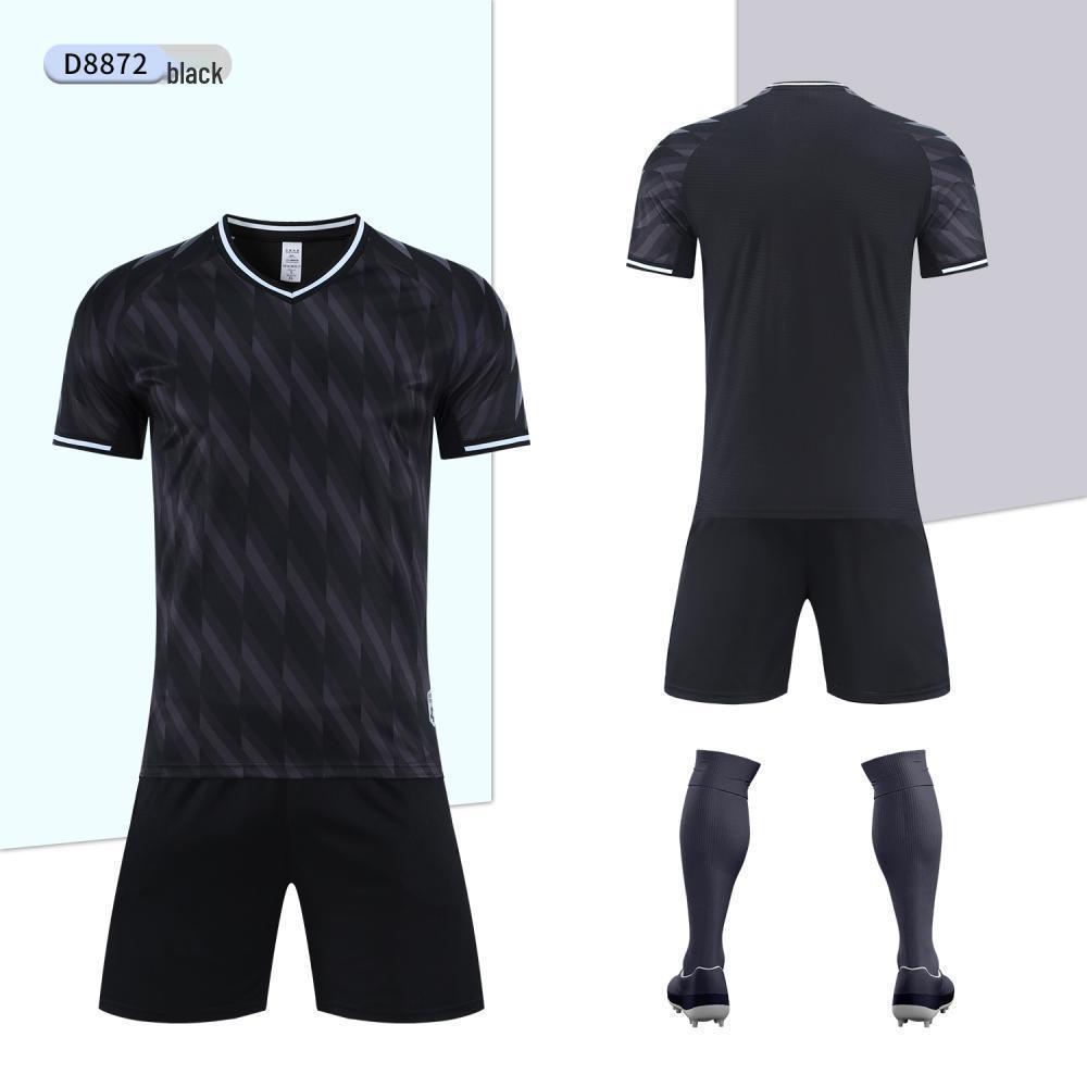 

Football Training Quick-Dry Adult Uniform Set - Student Sportswear 2XL чорний