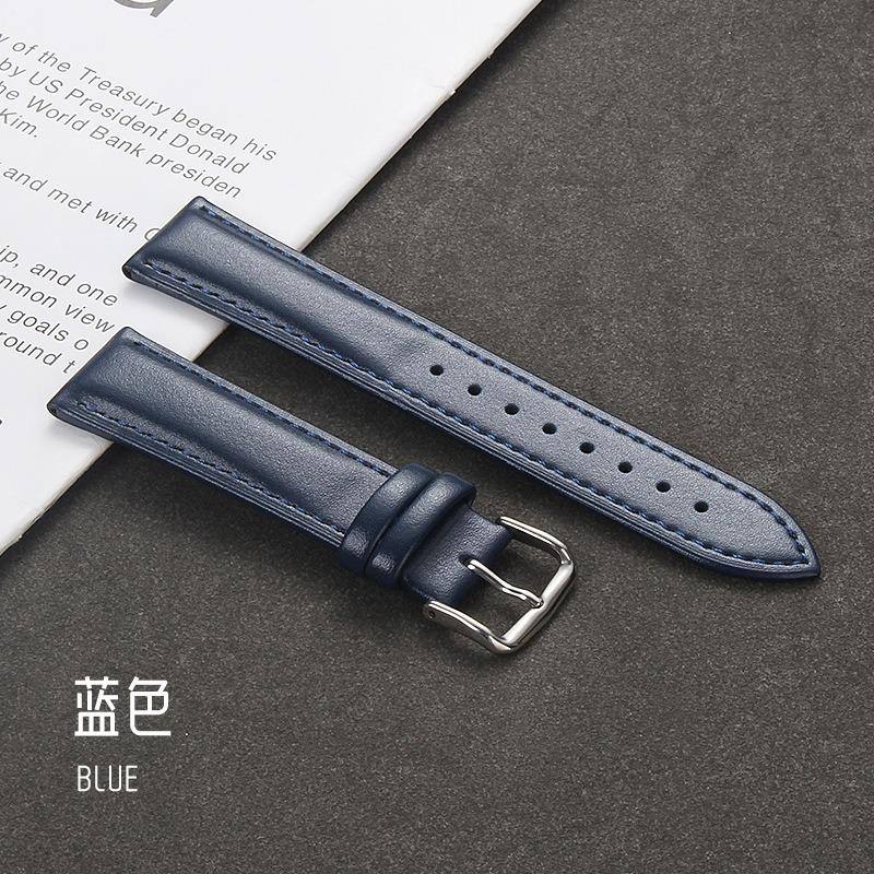 Leather Watch Strap for DW for Seiko Men Women Watchband 12 13 14 15 16 17 18 19 20 21 22 23 24mm Soft Sport Universal Wristband