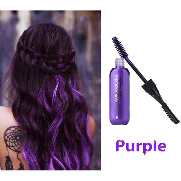 Buy 13 Colors Temporary Hair Dye Mascara Hair Dye Cream Nontoxic DIY