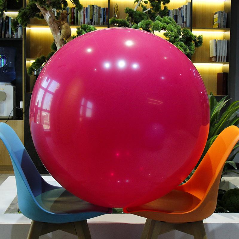 2/5/10pcs Wholesale 36 Inch Circular Thickened Latex Balloons Bars Parties Weddings Holiday New Year Baby Shower Decor Ballons