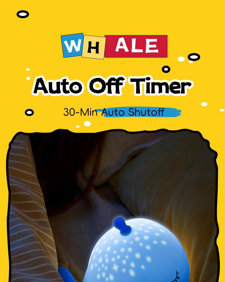 Whale Silicone Night Light: Cute Cross-Border Souvenir for Baby's Bedroom and Bedside