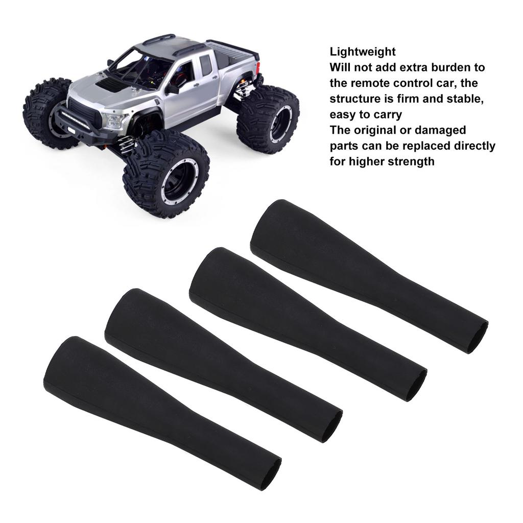 4 PCS RC Shock Boot for ZD Racing 1/7 MX 07 RC Off Road Car Shock Absorber Dust Cover