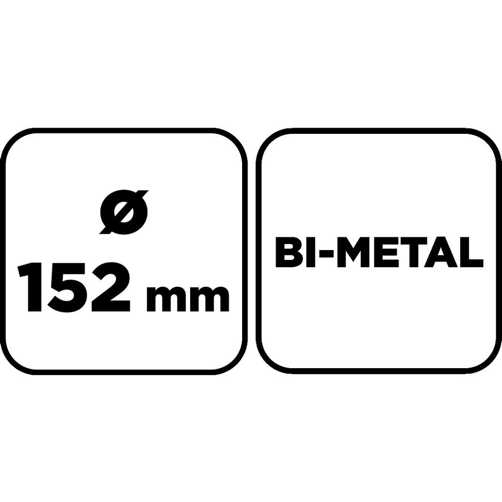 Otwornica bi-metalowa 152 mm