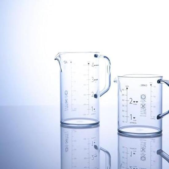 Sanyo Sangyo CAFEC Beaker Server, 600ml, with Graduated Measuring Cup, Made of Tritan Resin, TBS-600 Coffee Server [POLITE LIVING Select]