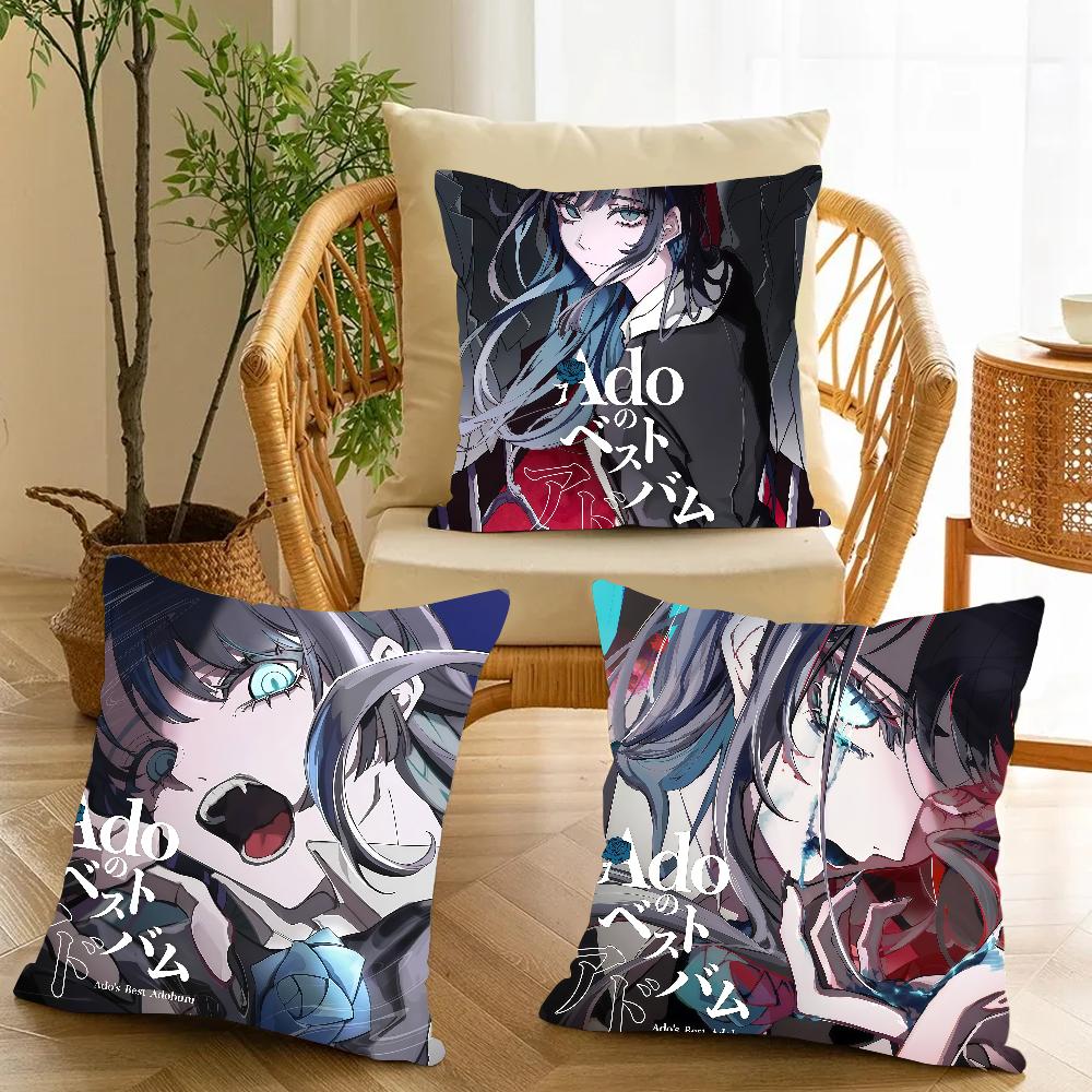 Japanese Singer A-Ado Pillow Case Applicable Space For Guest Rooms Interiors Cars Office House Decoration