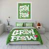 Grow with the Flow Design Bedding Duvet Cover Set Duvet Cover Pillowcases  (1*Duvet Cover 2*Pillowcases, Without Duvet Insert)