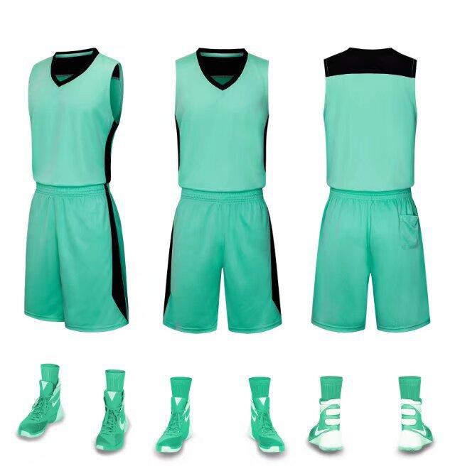 Wholesale basketball jersey set Customized children's jersey Training vest Student basketball sports game jersey Breathable