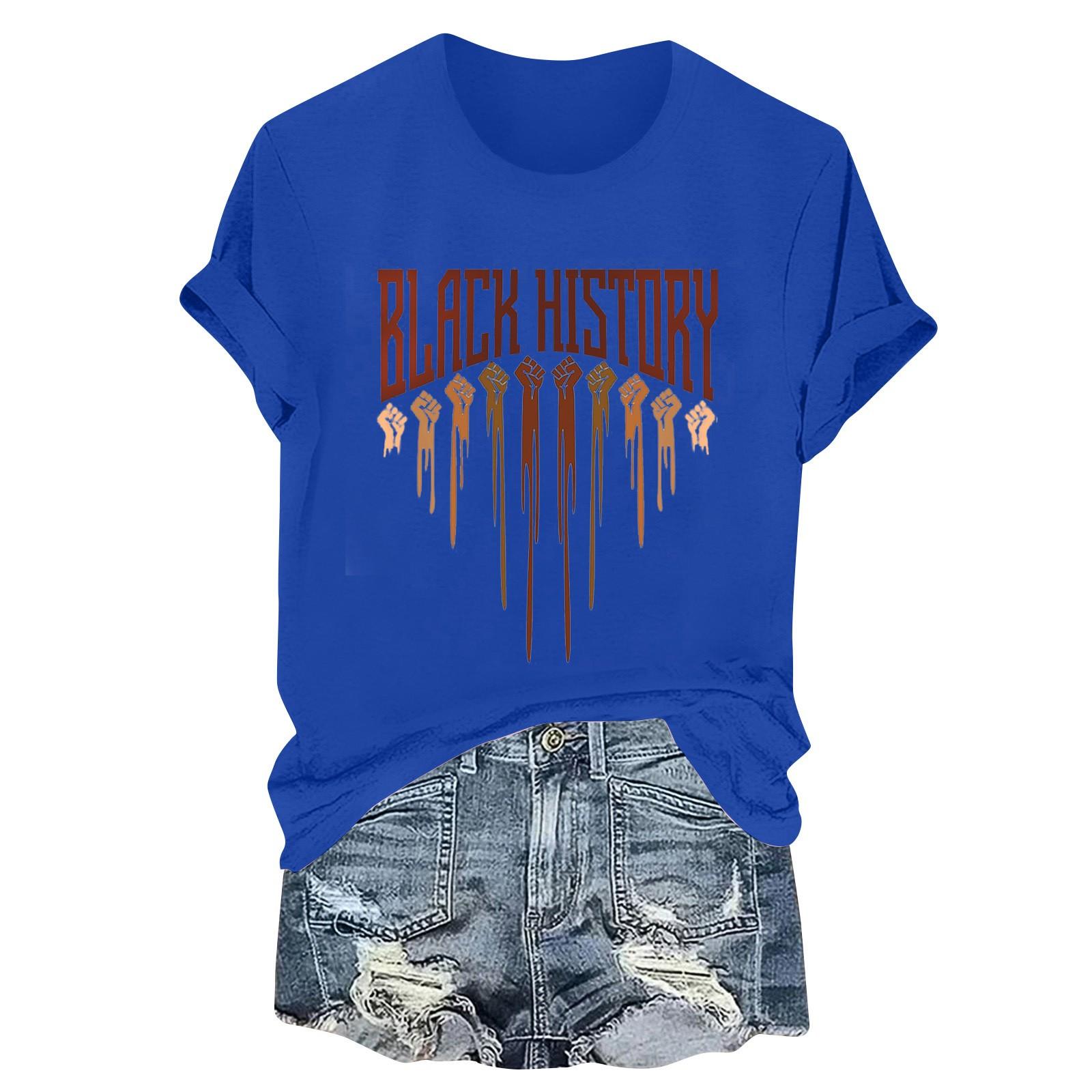 Футболка свободного покроя унисекс с круглым вырезом и принтом XL синий 1275₽