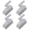 10 Sets Hinge LED Light High Brightness ABS Cabinet Hinge Light with 3 LED Lamp Beads Hinge Lights for Wardrobe Cabinet