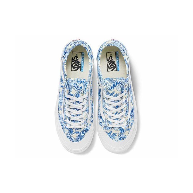 Vans Style 36 Retro Low Top Casual Skate Shoes Blue Print VN0A5HFF686