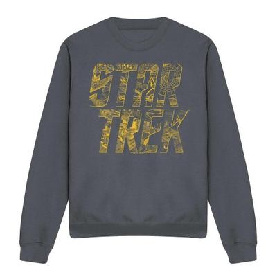 STAR TREK Unisex Adult Schematic Logo Sweatshirt